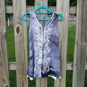 STUNNING TIE-DYE SHIRT DRESS!
